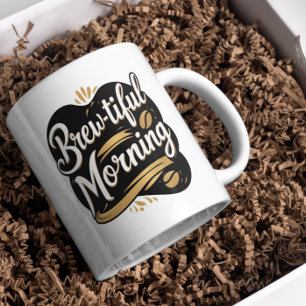 Wunderschöne morgendliche, lustige Coffee-begabte  Kaffeetasse