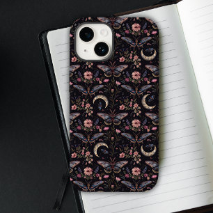 Wunderschöne Motten Blumen und Monde Muster Case-Mate iPhone 14 Hülle