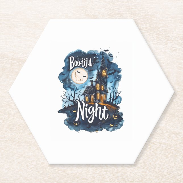 Wunderschöne Nacht Untersetzer (Vorderseite)