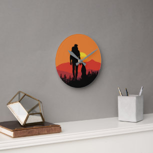 Wunderschöne Naturerlebnisse Runde Wanduhr