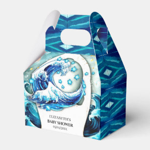 Wunderschöne Ocean Waves Babydusche Geschenkschachtel