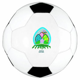 Wunderschöne Ostereier Fußball-Ball Fußball