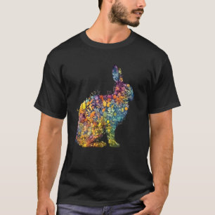 Wunderschöne Osterhase Bunny Spring Blume Kaninche T-Shirt
