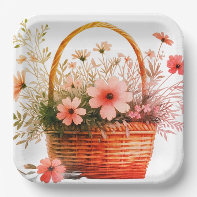 Wunderschöne Ostern-Papierplatten Pappteller (Vorderseite)