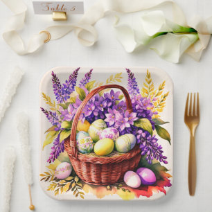 Wunderschöne Ostern-Papierteller Pappteller