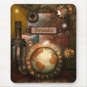 Wunderschöne, personalisierte Steampunk-Mauspad Mousepad
