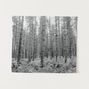Wunderschöne Pinienwälder Wandteppich