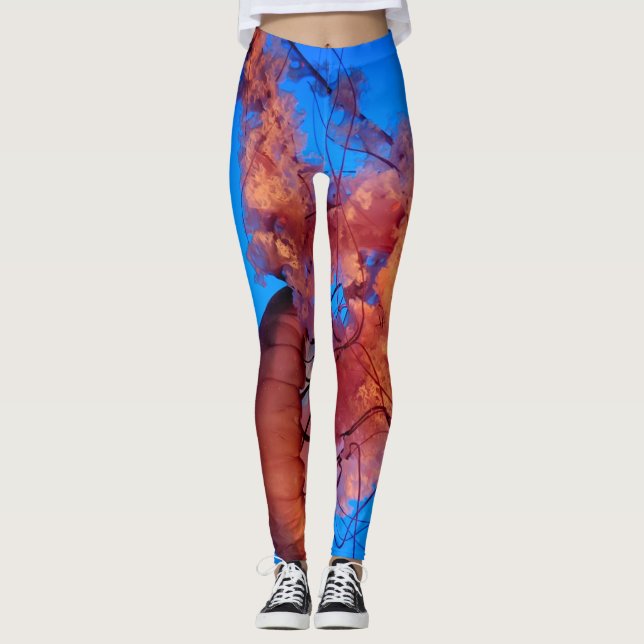 Wunderschöne Qualle Leggings (Vorderseite)