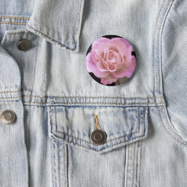 Wunderschöne Rosa Rose Button (Beispiel)