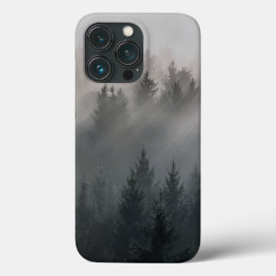 Wunderschöne schwarz-weiße Morgenberge Case-Mate iPhone Hülle