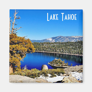 Wunderschöne Smaragdbucht, Lake Tahoe Magnet
