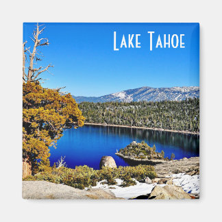 Wunderschöne Smaragdbucht, Lake Tahoe Magnet
