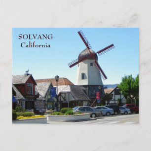Wunderschöne Solvang-Ansichtskarte! Postkarte