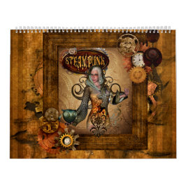 Wunderschöne Steamphansdesigns Kalender
