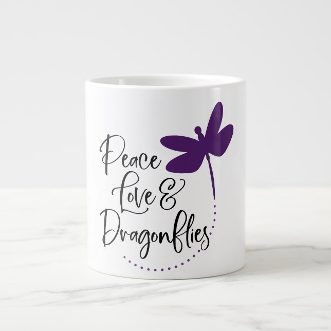 Wunderschöne Tasse Libellen Kaffee  (Vorderseite)