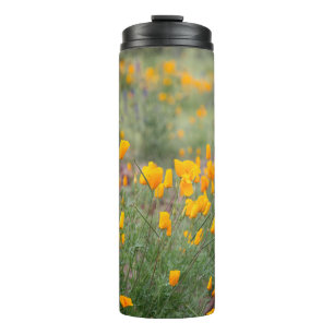 wunderschöne und duftende Wildblumen, die in Tuben Thermosbecher