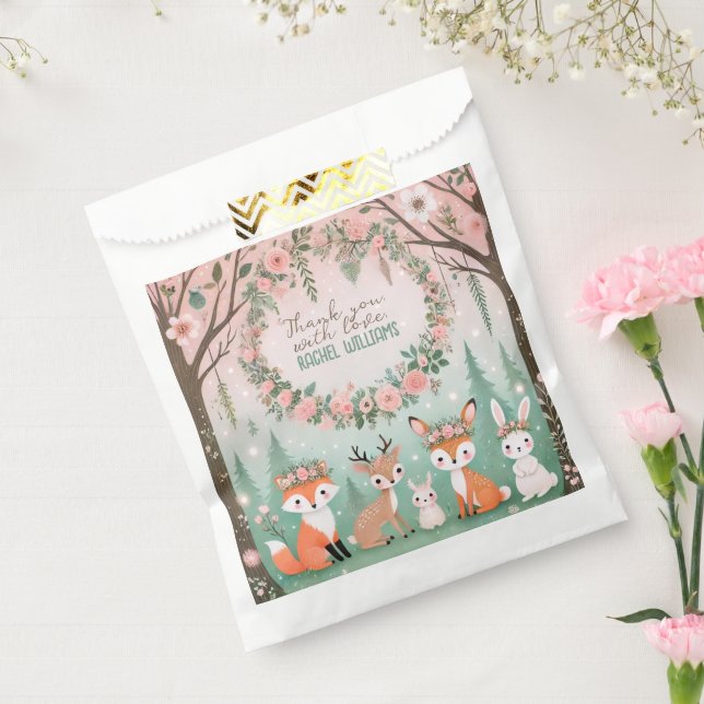 Wunderschöne Waldkreaturen mit Babydusche Geschenktütchen (Versiegelt)