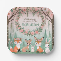 Wunderschöne Waldkreaturen mit Babydusche