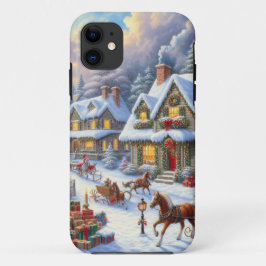 Wunderschöne Weihnachtsdörfer Case-Mate iPhone Hülle