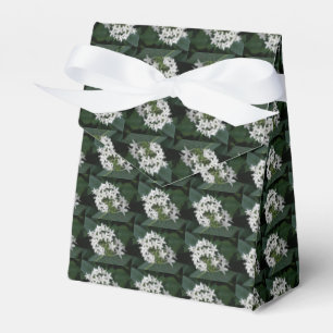 Wunderschöne weiße tropische Blume Gefallen Box Geschenkschachtel