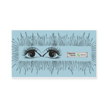 Wunderschöne Wimpern Moderne Blaue Minimalistische