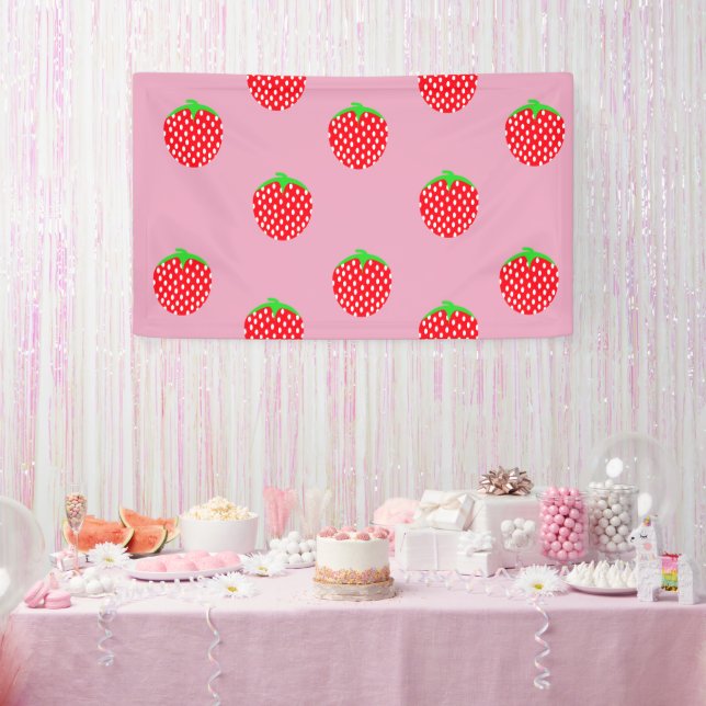Wunderschöner Beeren-Sommer Banner (Party)