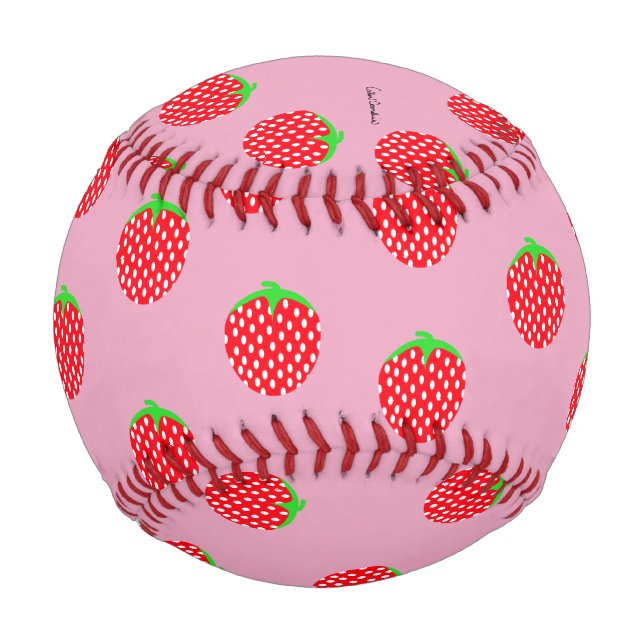 Wunderschöner Beeren-Sommer Baseball (Rückseite)
