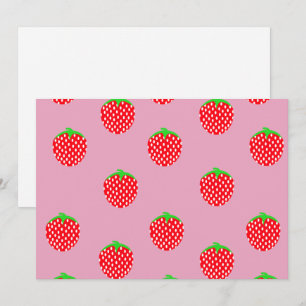 Wunderschöner Beeren-Sommer Dankeskarte