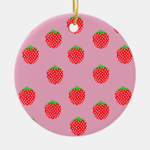 Wunderschöner Beeren-Sommer Keramik Ornament