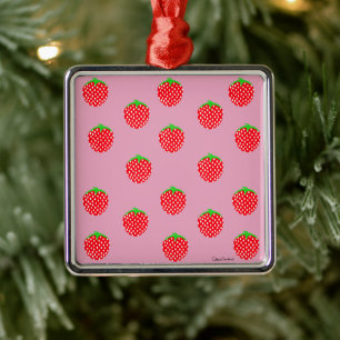 Wunderschöner Beeren-Sommer Ornament Aus Metall