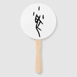 Wunderschöner chinesischer Zodiac-Rat-#001- Fächer