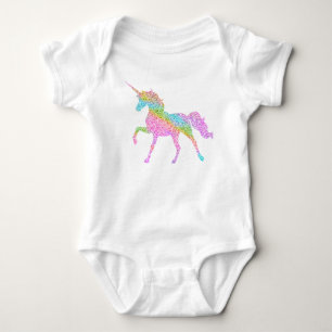 Wunderschöner Einhorn-Baby-Body – Magisches Einhor Baby Strampler