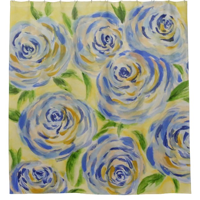 Wunderschöner Gartenduschvorhang Duschvorhang (Vorderseite)