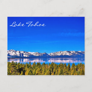 WUNDERSCHÖNER LAKE TAHOE POSTKARTE