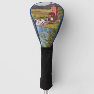 Wunderschöner Weinberg in gelb blau rot grün Golf Headcover