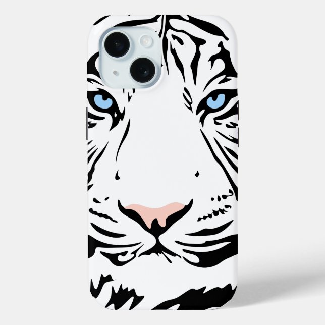 Wunderschöner weißer Tiger | Benutzerdefinierter i Case-Mate iPhone Hülle (Rückseite)