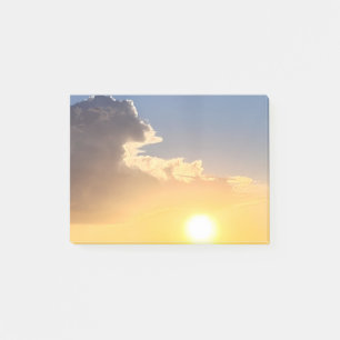Wunderschöner Wüsten-Sonnenaufgang Post-it Klebezettel