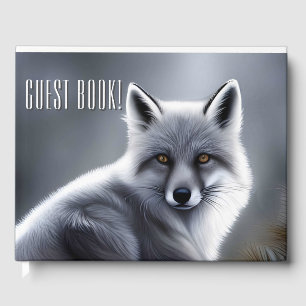 Wunderschönes Artic Fox Info Datum Rückgrat Gästebuch