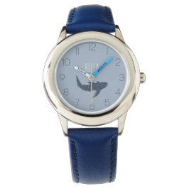 Wunderschönes Blau unter dem Meereswal Armbanduhr