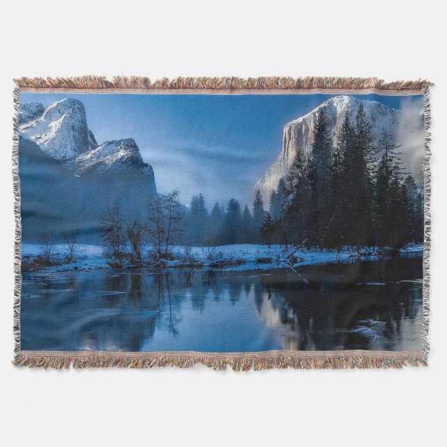 Wunderschönes blaues Gelbsteinfeldlandschaft Foto Decke (Vorderseite)