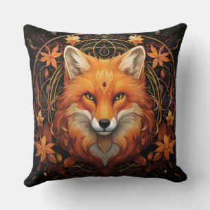 Wunderschönes Boho Fox Akzent Kissen