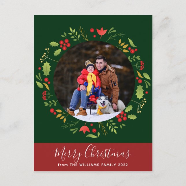 Wunderschönes botanisches Frohfestivals Foto Postkarte (Vorderseite)