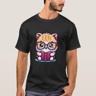 Wunderschönes Buch über persische Katze mit Lesegl T-Shirt
