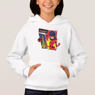 Wunderschönes Comic Ladybug Pariser Weg Hoodie