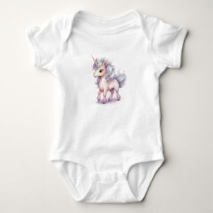 Wunderschönes Einhorn, Mädchen-Geschenk  Baby Strampler
