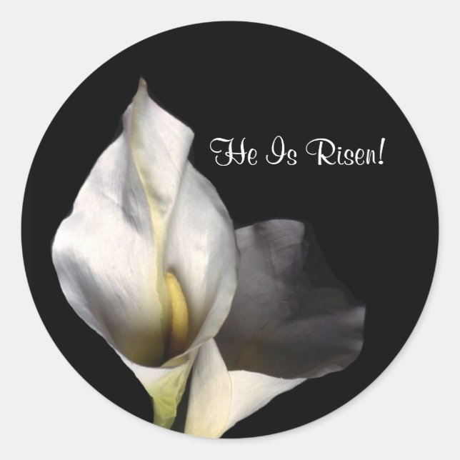 Wunderschönes, gesegnetes und wunderschönes Osterp Runder Aufkleber (Vorderseite)