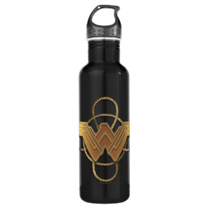 Wunderschönes Goldsymbol über Lasso Trinkflasche