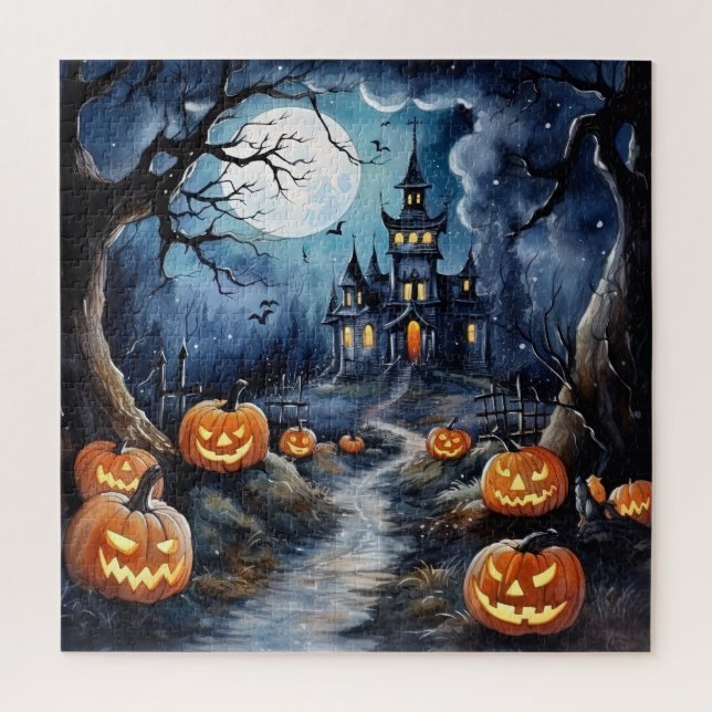 Wunderschönes Halloween-Night-Puzzle (Vertikal)