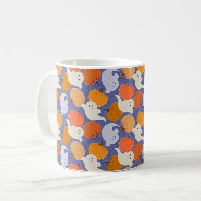 Wunderschönes Halloween Retro Kaffeetasse (Vorderseite Links)