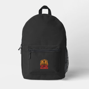 Wunderschönes Halloween-Skelett-Herz Retro-Sonnenu Bedruckter Rucksack
